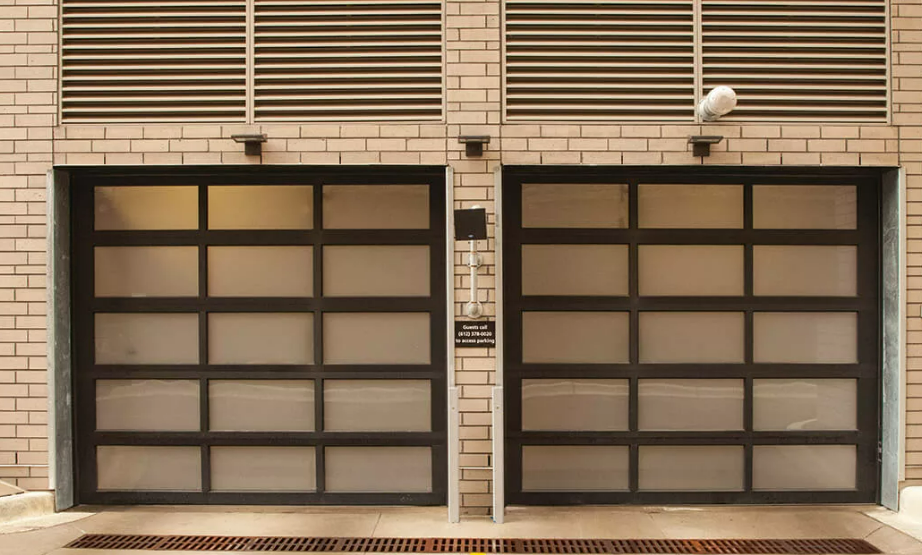 Custom garage door installation and repair services in Bradenton, Florida, showcasing a modern garage door design for improved curb appeal